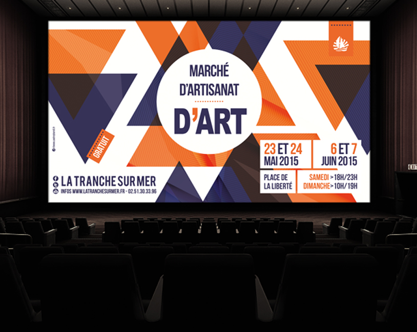 Audrey Bareil Communication Marché d'artisanat d'art cinéma