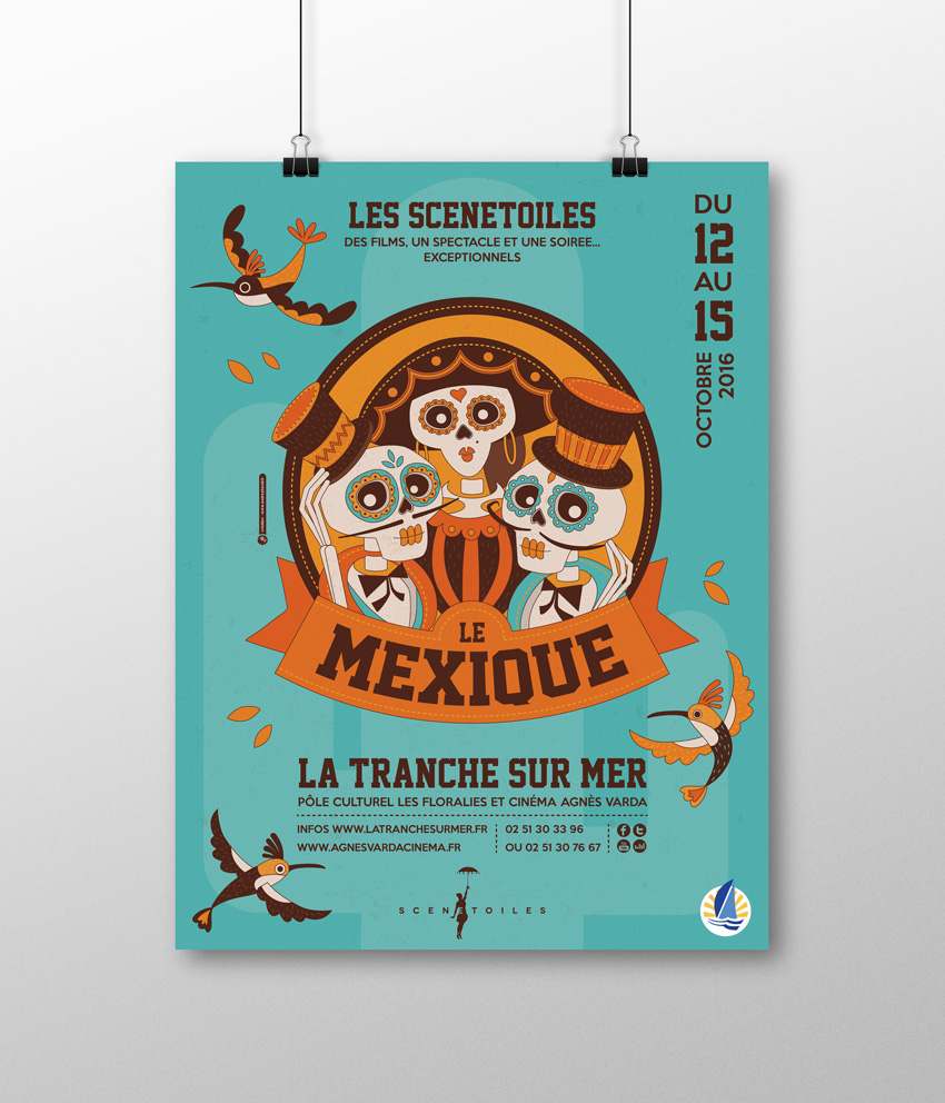 Audrey Bareil communication Scénétoiles / Le Mexique Affiche