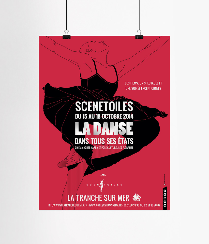 Audrey Bareil communication Scénétoiles / La danse affiche