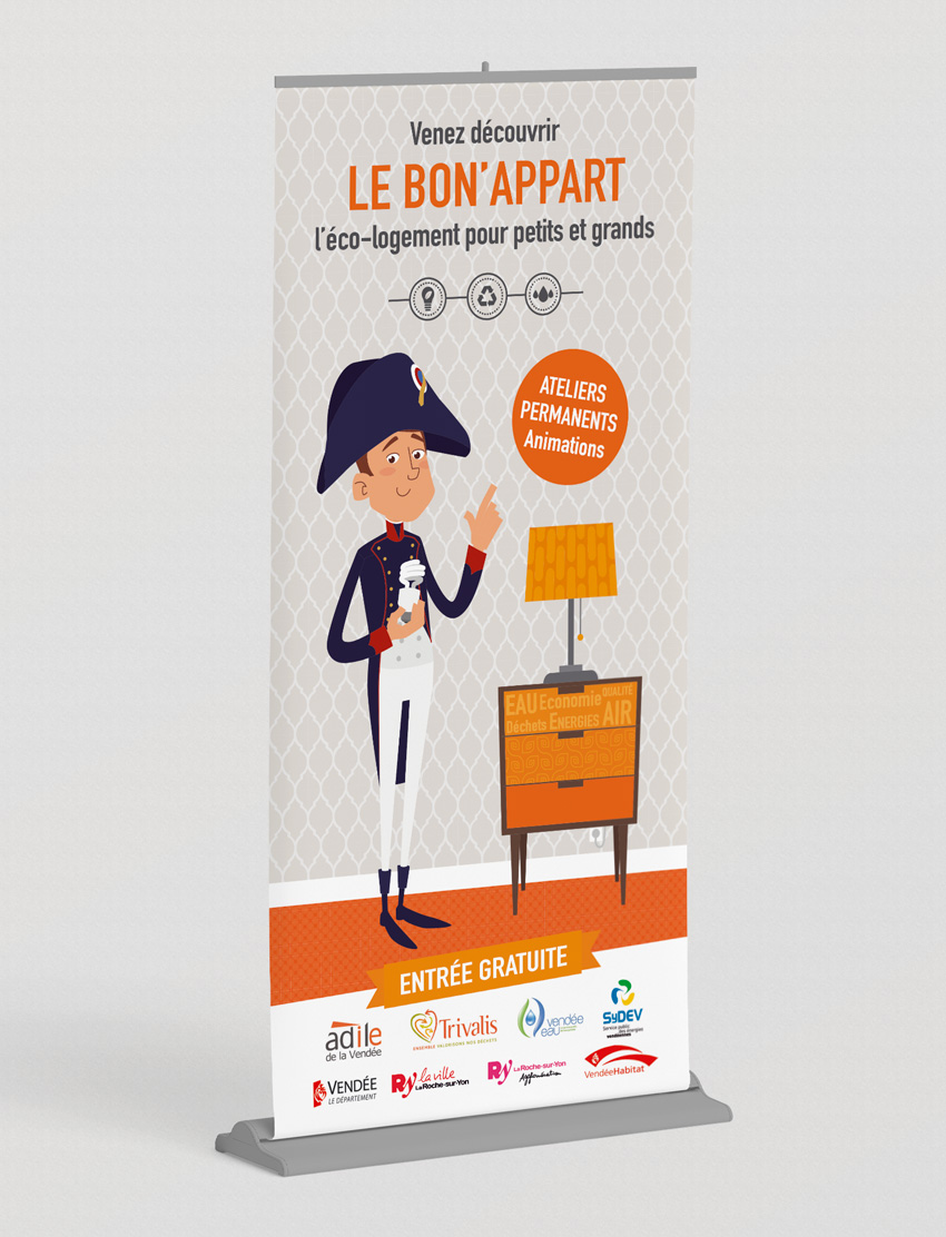 Audrey Bareil Communication Le Bon'appart roll-up