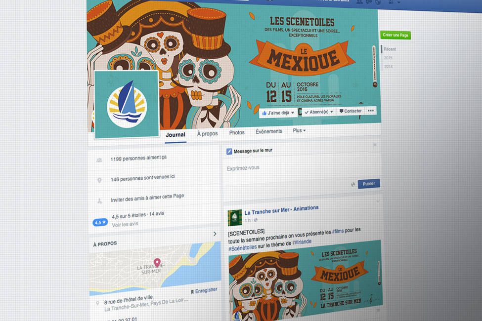Audrey Bareil communication Scénétoiles / Le Mexique Facebook