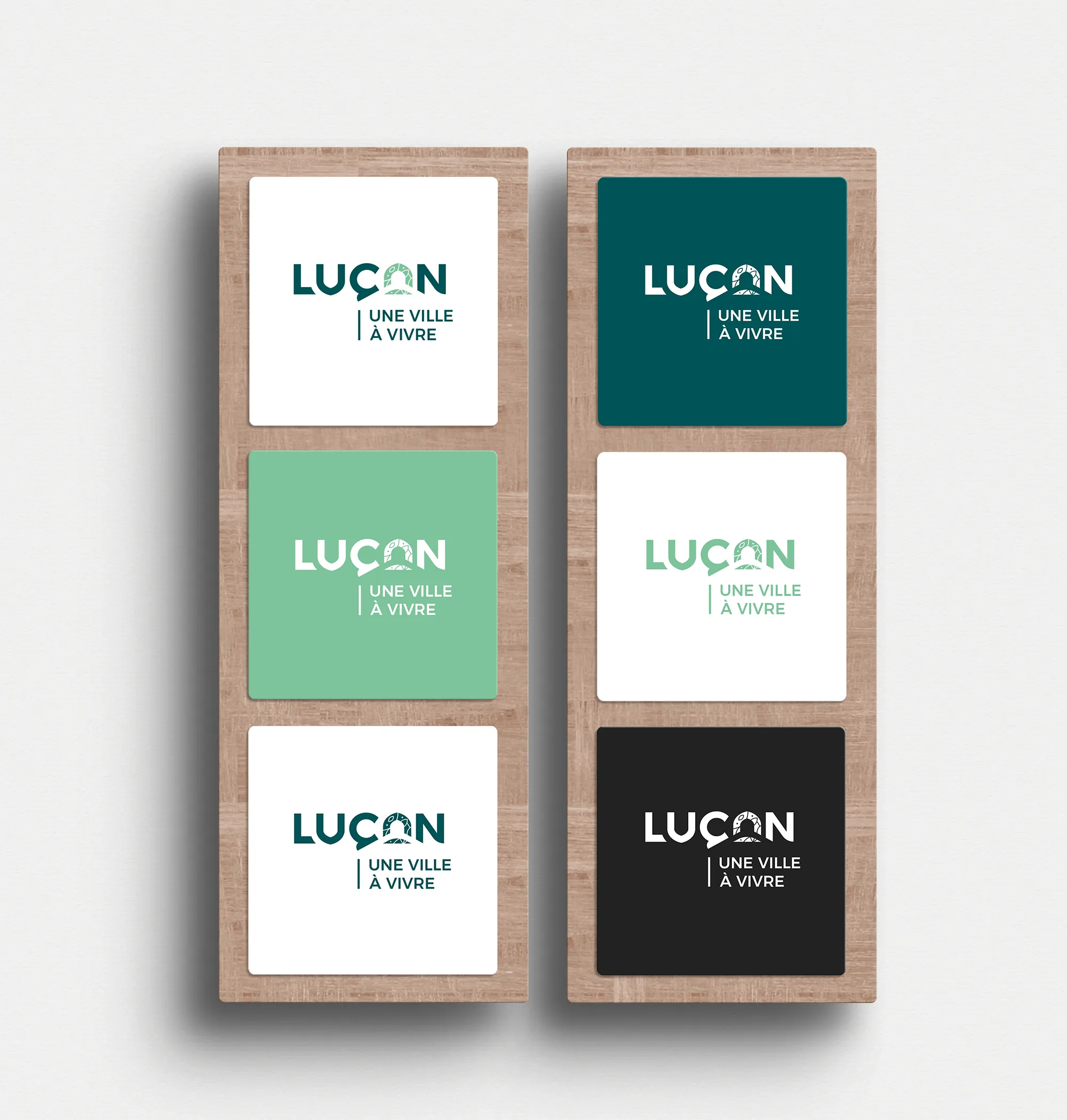 Ville de Luçon logos